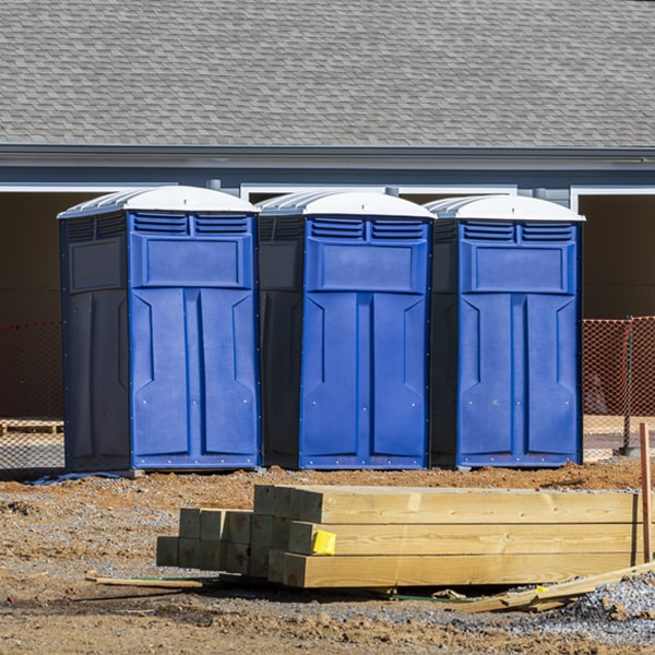 how can i report damages or issues with the portable toilets during my rental period in Lake Roberts Heights NM